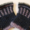 Mitts with lace - English Pattern