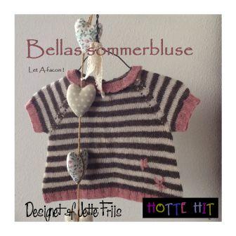 Bellas Sommerbluse - strikket babybluse